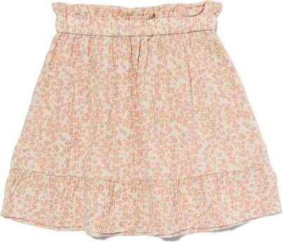 HEMA Kinder Strokenrok Lichtroze(lichtroze )