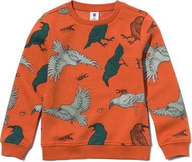 HEMA Kinder Sweater Kraaien Bruin(bruin )