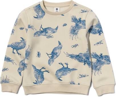 HEMA Kinder Sweater Kraaien Gebroken Wit(gebroken wit )