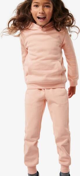 HEMA Kinder Sweater Met Capuchon Lichtroze(lichtroze )