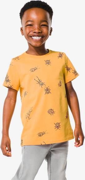 HEMA Kinder T shirt Insecten Geel(geel )