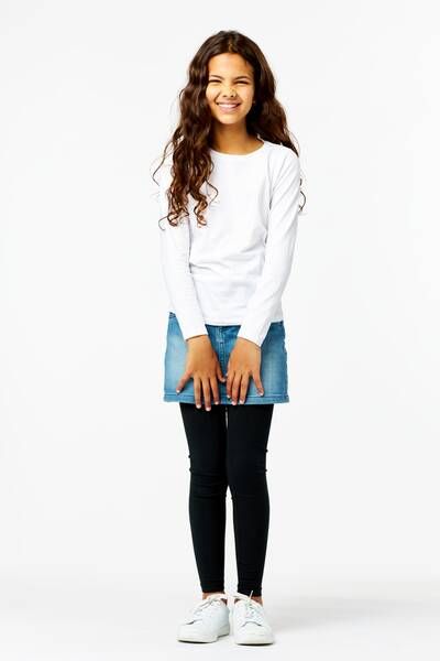 HEMA Kinder T shirts 2 Stuks Wit(wit )