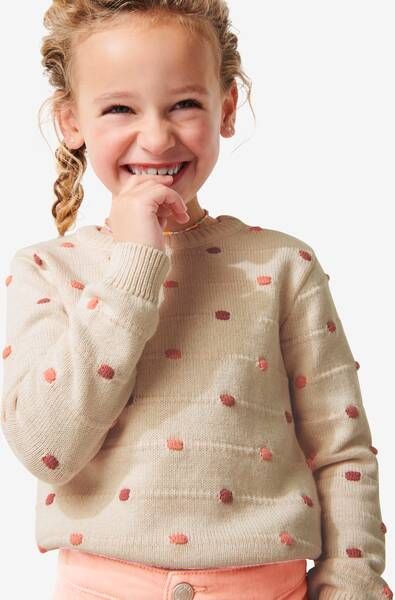HEMA Kinder Trui Gebreid Met Noppen Gebroken Wit(gebroken wit )