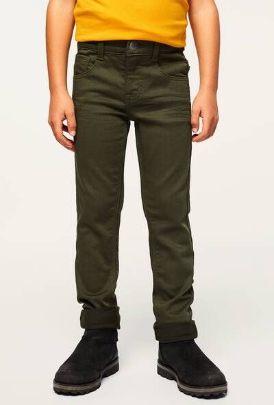 HEMA Kinderjeans Jogdenim Skinny Fit Groen(groen )