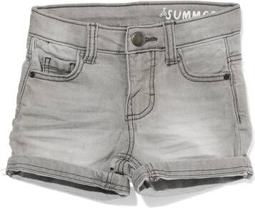 HEMA Kindershort Denim Grijs(grijs )