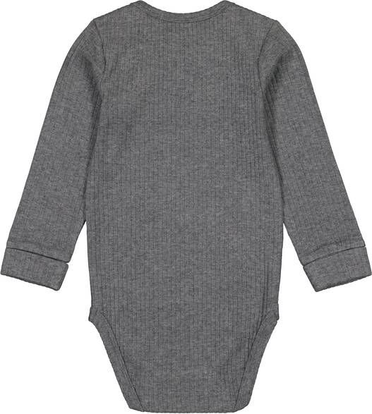 HEMA Meegroei Body Rib Met Bamboe Grijs(grijs )
