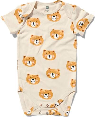 HEMA Meegroei Body Rib Met Bamboe Stretch Beren Beige(beige )