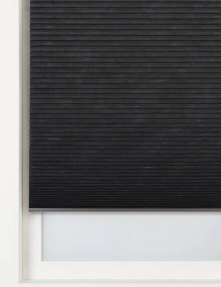 HEMA Plissé Dubbel Lichtdoorlatend/Gekleurde Achterzijde 32 Mm Antraciet(antraciet )