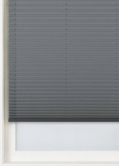 HEMA Plisségordijn Structuur Lichtdoorlatend 20 Mm Antraciet(antraciet )