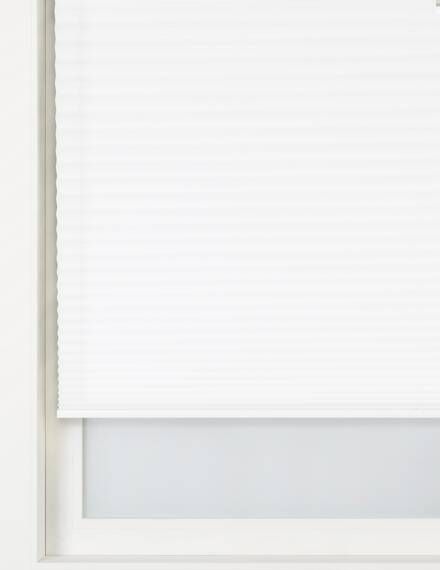 HEMA Plisségordijn Structuur Transparant 20 Mm Wit(wit )