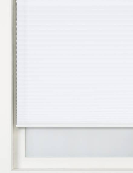 HEMA Plisségordijn Transparant 20 Mm Wit(wit )