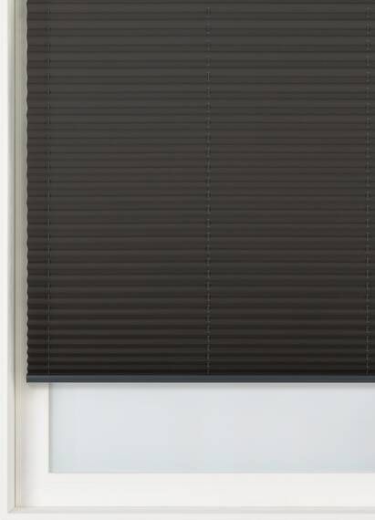 HEMA Plisségordijn Uni Vlamvertragend 20 Mm Zwart(zwart )