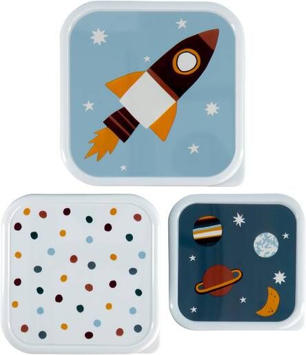 HEMA Snackbox Ruimte 3 delig(multicolor )