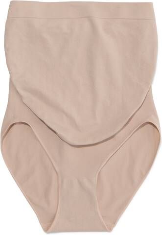 HEMA Zwangerschapsslip Naadloos Micro Beige(beige )