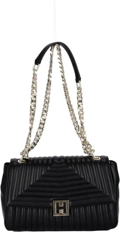Hugo Boss Zadelzadeltas met computer en loco overpy baas Jodo Shoold Bag Q 10245651 01 zwart , Zwart, Dames