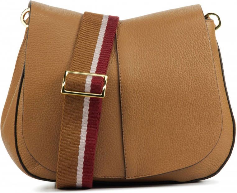 Gianni Chiarini Unisex leren unisex crossbodytassen helena round