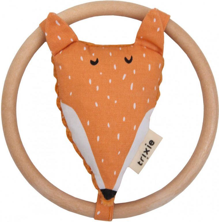 Fan Toys Trixie Rammelaar Mr. Fox 13 Cm Katoen/corduroy Oranje