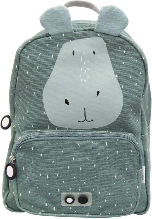 Fan Toys Trixie Rugzak Mr. Hippo 23 X 31 Cm Katoen Groen