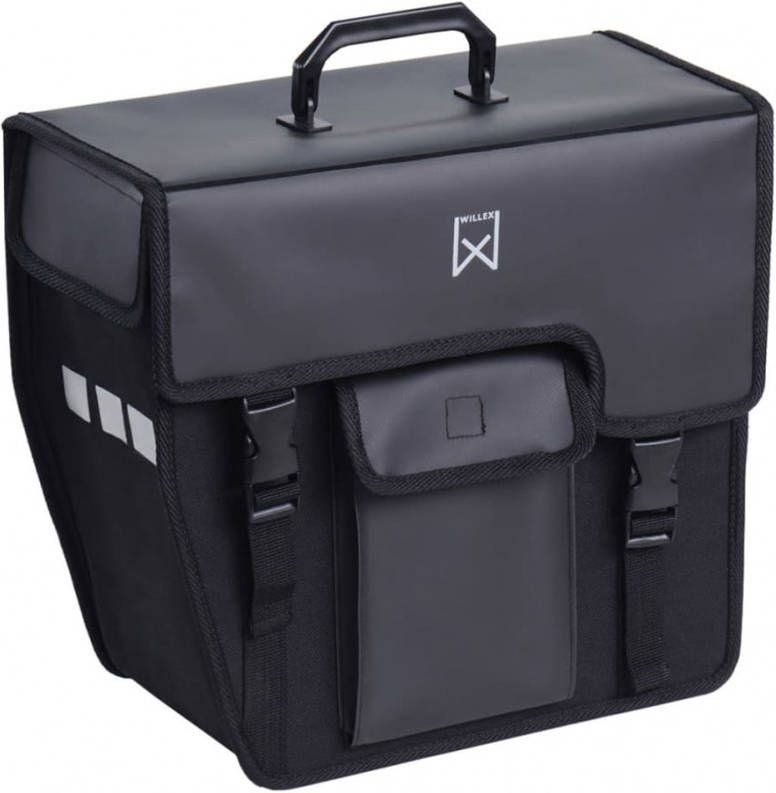 Willex shopper afgeschuimd Mat zwart link 17 liter Zwart