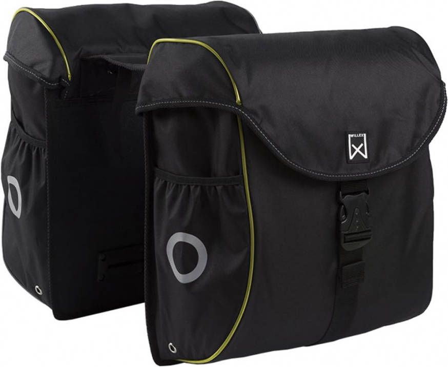 Willex bagagetas 300 38 liter Zwart/Geel Zwart