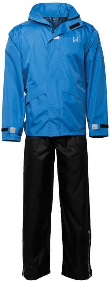 Willex Regenpak blauw en zwart 29144