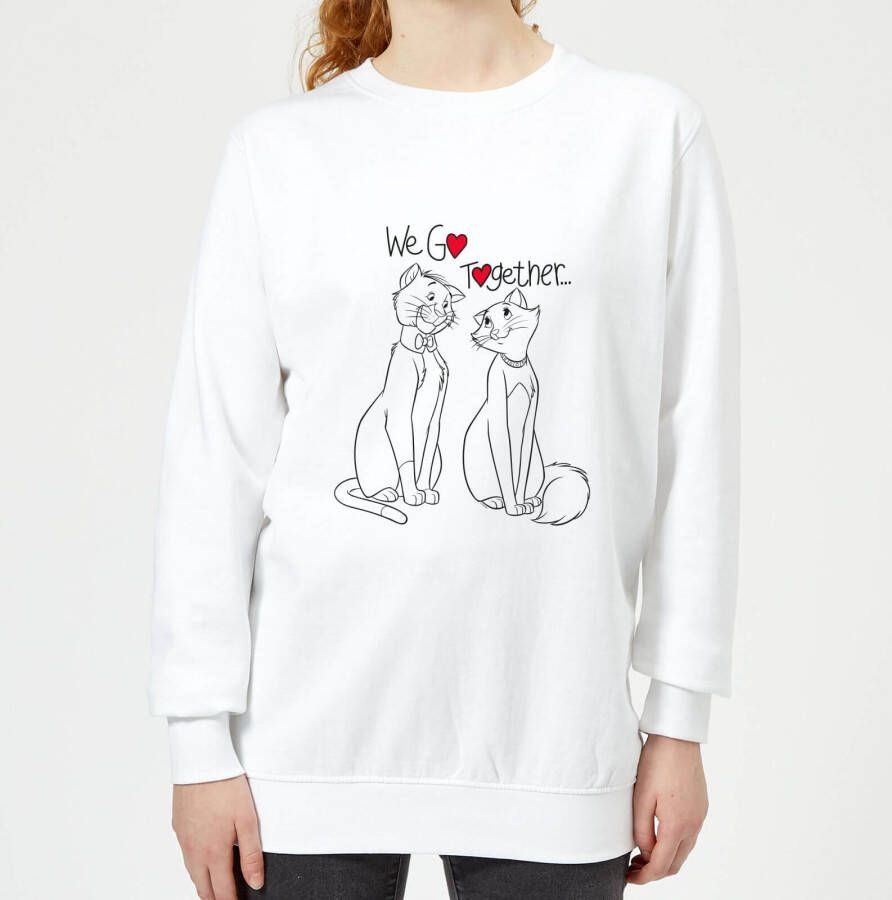 Disney Aristokatten We Go Together dames trui Wit XXL Wit