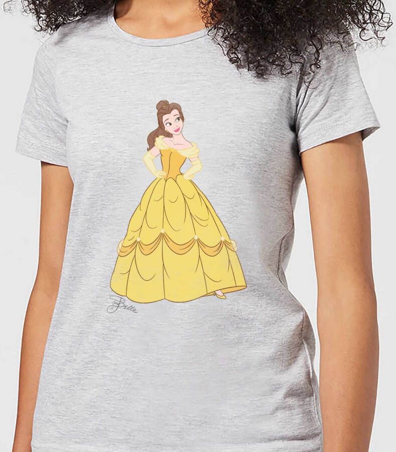 Disney Belle en het Beest Prinses Belle Dames T shirt Grijs