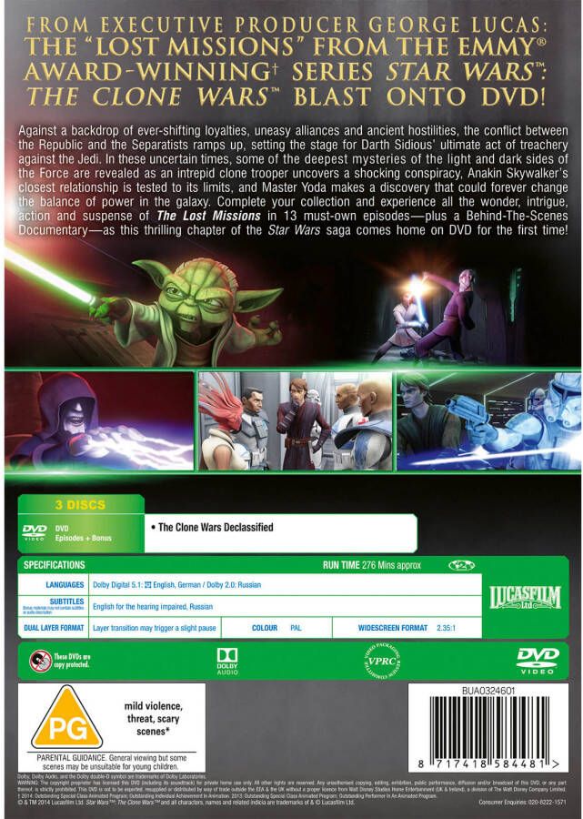 Disney Clone Wars Seizoen 6 The Lost Missions