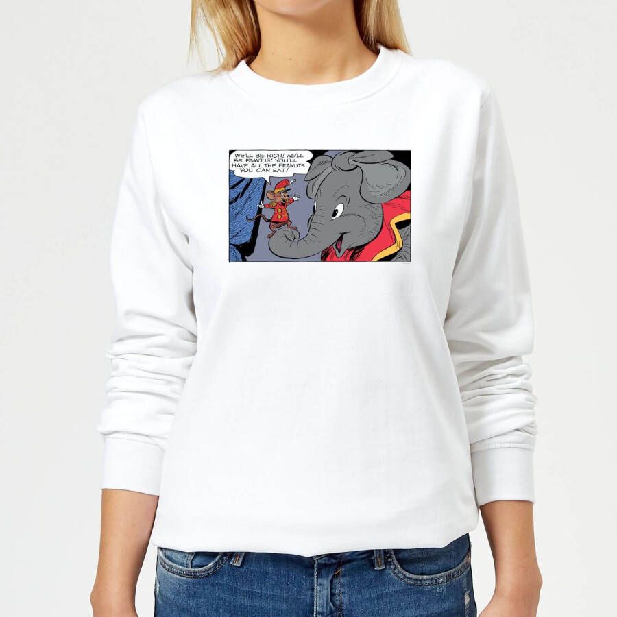 Disney Dombo Rich and Famous Dames Trui Wit XXL Wit