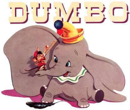 Disney Dombo Timothy's Trombone Dames Trui Wit 3XL Wit