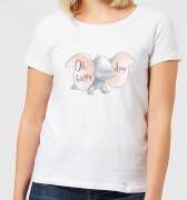 Disney Dombo Happy Day Dames T shirt Wit