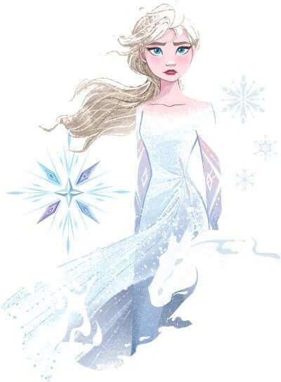 Disney Frozen 2 Nokk Silhouet dames trui Wit 3XL Wit