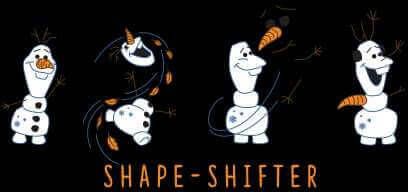 Disney Frozen 2 Shape-Shifter dames trui Zwart 5XL Zwart