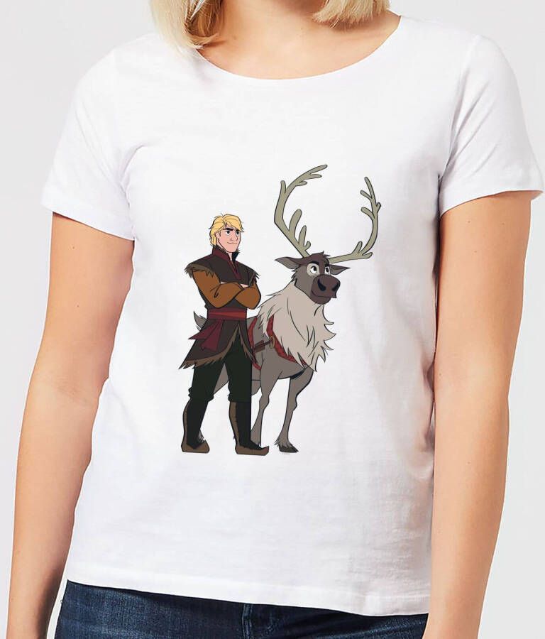 Disney Frozen 2 Sven and Kristoff dames t shirt Wit 3XL Wit