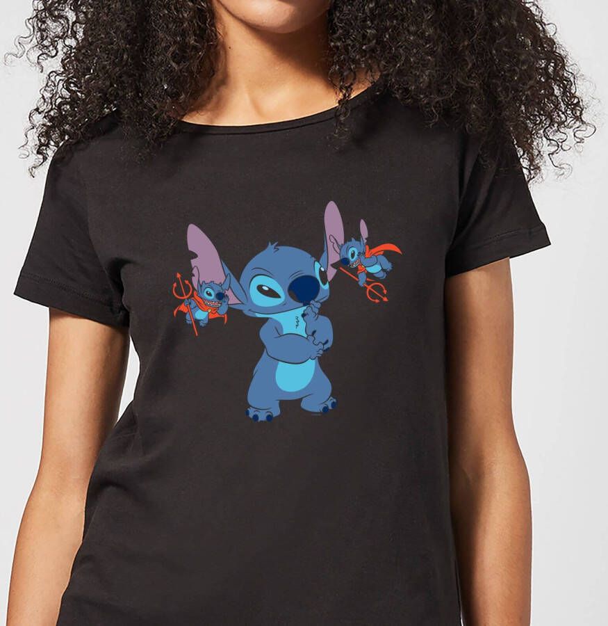 Disney Lilo & Stitch Little Devils dames t shirt Zwart