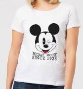 Disney Mickey Mouse Since 1928 Dames T shirt Wit