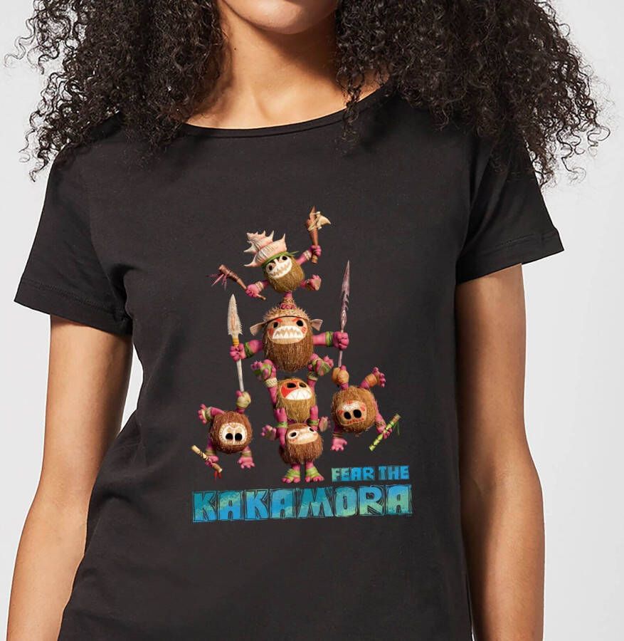 Disney Moana Fear The Kakamora Dames T shirt Zwart XXL Zwart