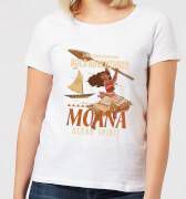 Disney Moana Find Your Own Way Dames T shirt Wit