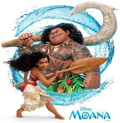 Disney Moana Wave Dames Trui Wit 4XL Wit