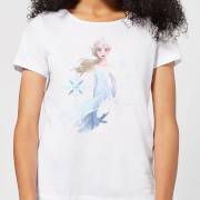 Disney Frozen 2 Nokk Silhouet dames t shirt Wit